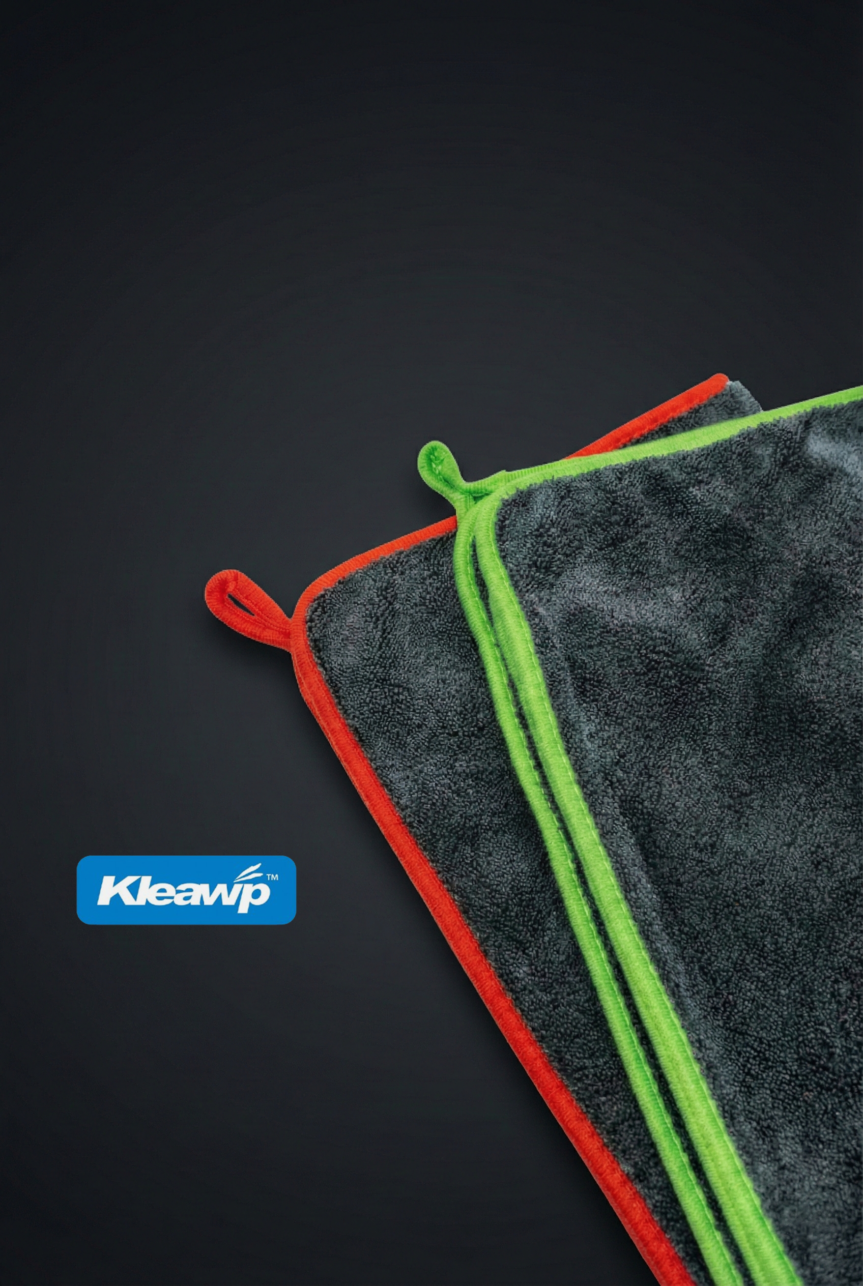 Kleawip twisted loop microfiber drying towel 800 GSM Kleawip twisted loop microfiber drying towel 800 GSM