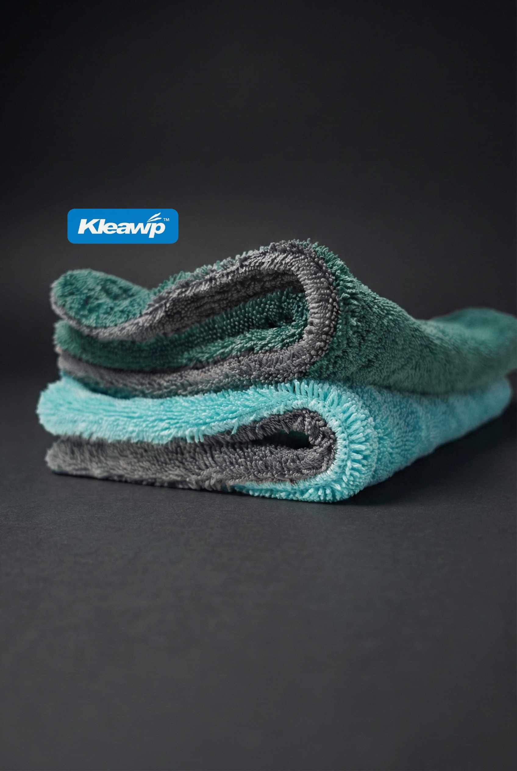 Kleawip twisted loop microfiber texture close up Kleawip twisted loop microfiber texture close up